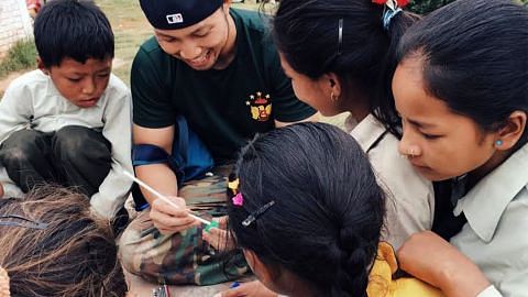 KEMBARA IHSAN 23 pelajar Perbayu ke Nepal bantu golongan memerlukan siswa NTU
