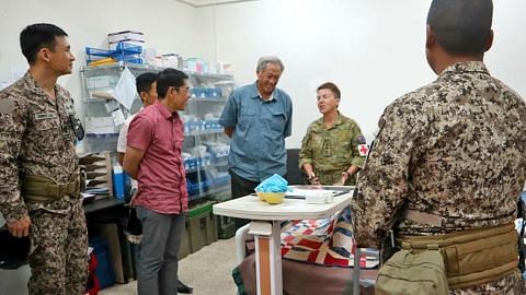 Pasukan perubatan SAF semangat berkhidmat bersama gabungan negara