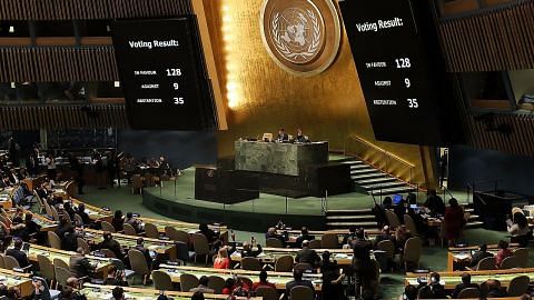 Lebih 120 negara termasuk Singapura sokong resolusi PBB bidas langkah AS