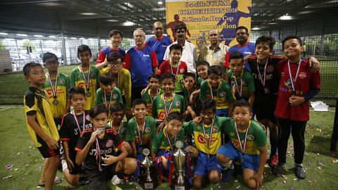 Tamil Murasu’s futsal tournament 2018 at FutsalArena@Yishun