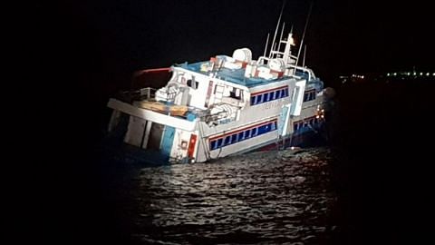 All 45 aboard Indonesia-flagged ferry stranded off Pulau Tekong rescued by Police Coast Guard