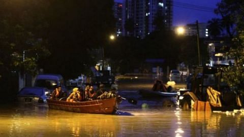 Heavy rain causes flash floods in several parts of Malaysia