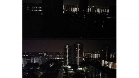 EMA investigating blackout that hit 19 areas from Bedok to Jurong; power restored within 38 minutes