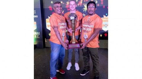 Football: Singaporean coach Akbar Nawas is I-League's best coach as champions Chennai City sweep awards