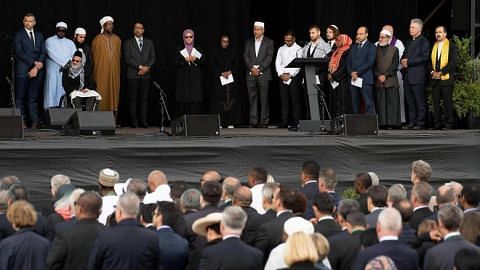 Christchurch mosque victims' names read out to silent crowd at New Zealand memorial