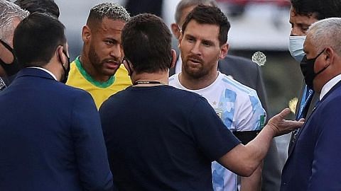 Pertandingan dihentikan, pemain Argentina didakwa langgar protokol Covid-19 KELAYAKAN PIALA DUNIA: BRAZIL LWN ARGENTINA