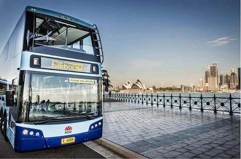 KUASA ELEKTRIK: ComfortDelGro Australia akan melancarkan dua bas sel bahan api di Geelong, bandar di barat daya Melbourne. - Foto COMFORTDELGRO