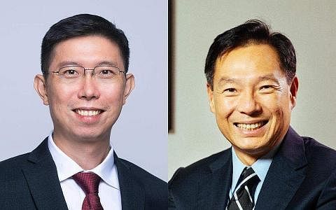 KETUA BARU: Encik Goh Si Hou (kiri) akan menggantikan Encik Ng Joo Hee sebagai ketua eksekutif PUB. Encik Ng akan bersara daripada perkhidmatan pentadbiran. - Foto PUB