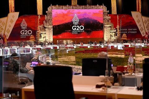 MESYUARAT G20: Mesyuarat menteri kewangan dan gabenor bank pusat di Bali baru-baru ini dipengaruhi isu berkaitan pencerobohan Russia ke atas Ukraine. - Foto EPA-EFE