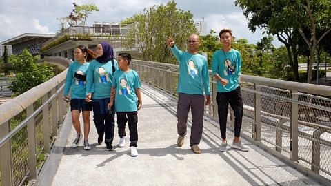Taman Tasik Jurong lokasi riadah, tempat kumpul dana