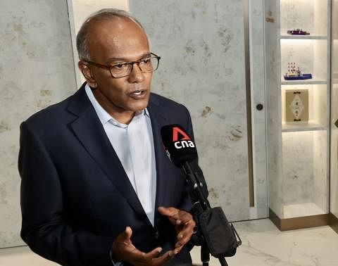 Menteri Ehwal Dalam Negeri merangkap Undang-Undang,  Encik K. Shanmugam.
