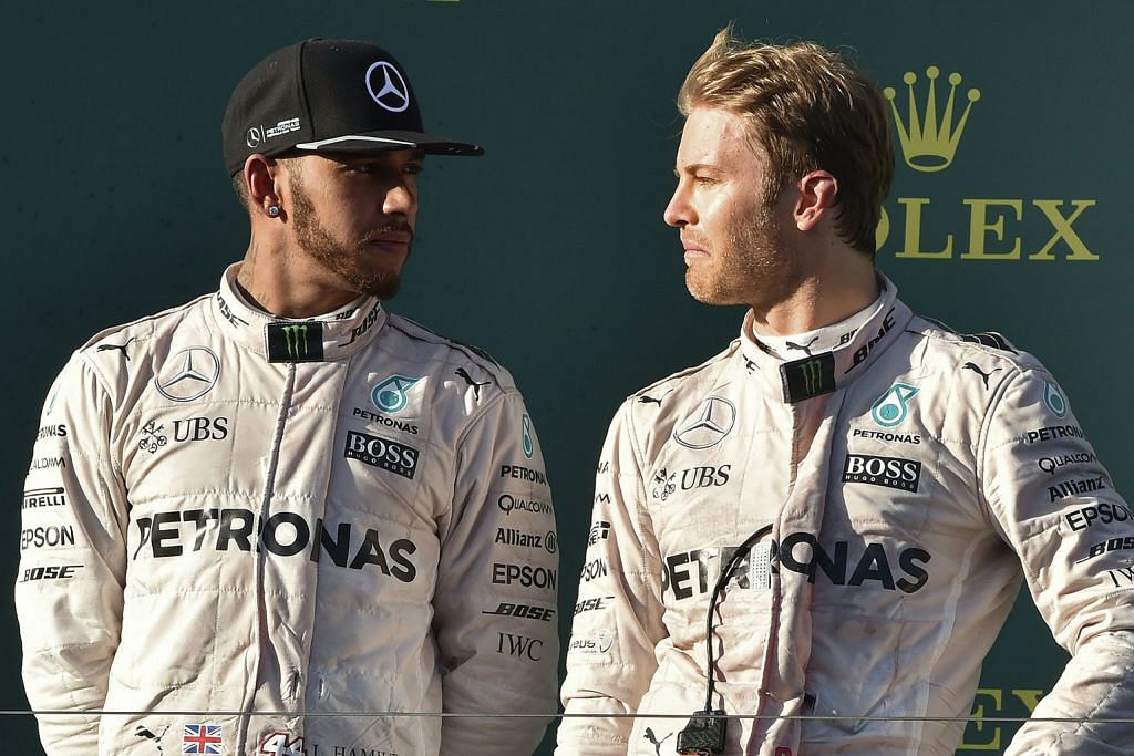 GRAND PRIX BAHRAIN Hamilton alu-alu rentap rakan sepasukan Rosberg
