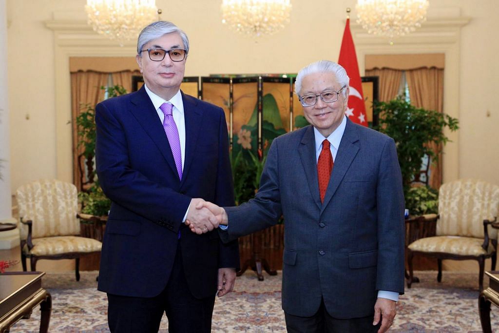 Presiden Tony Tan terima kunjungan dari Kazakhstan