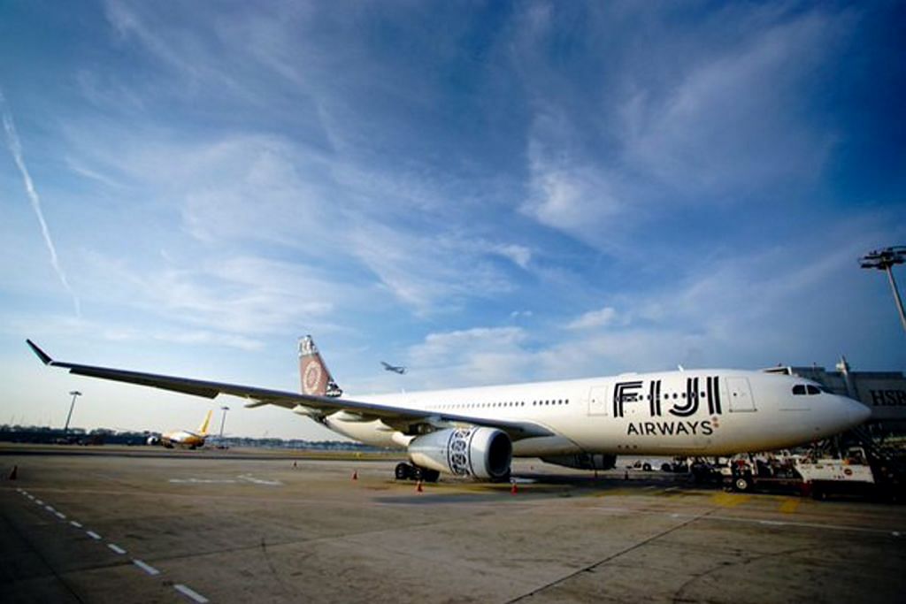 Changi sambut penerbangan sulung Fiji Airways dari Nadi