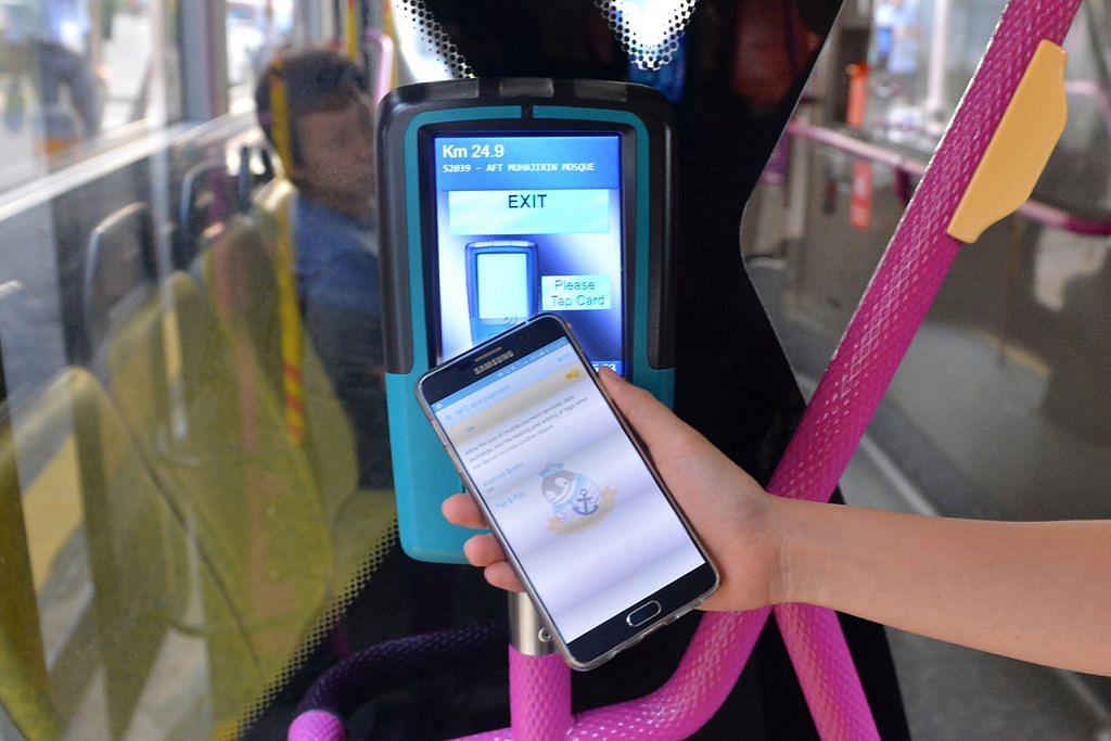 Guna telefon bimbit bayar tambang bas dan tren MRT
