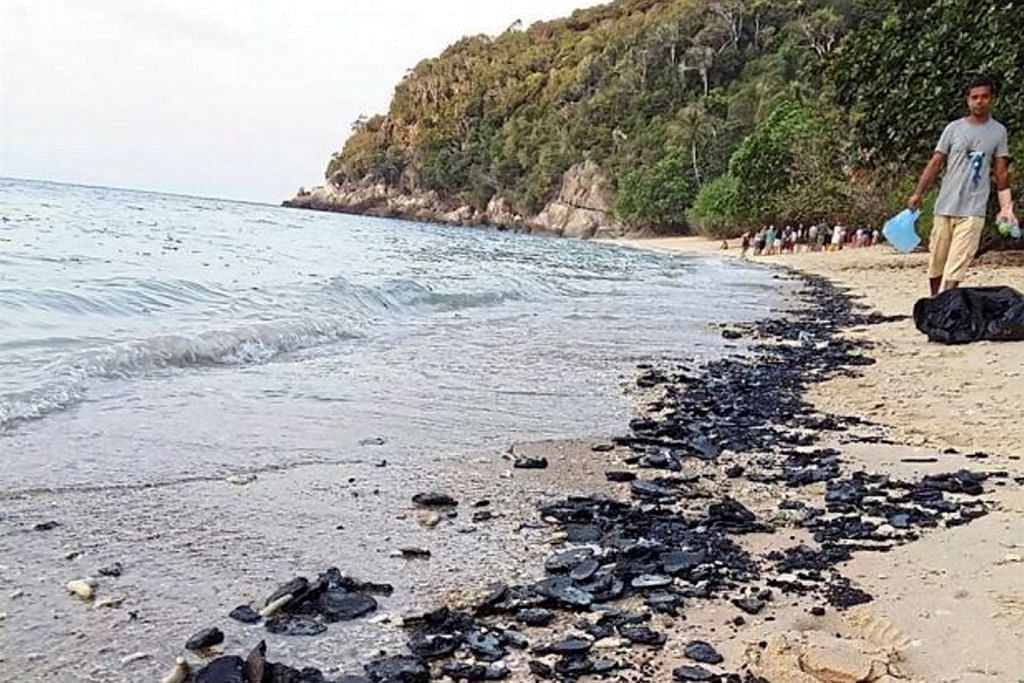 Ketulan minyak tar jadi misteri di Pulau Perhentian Besar