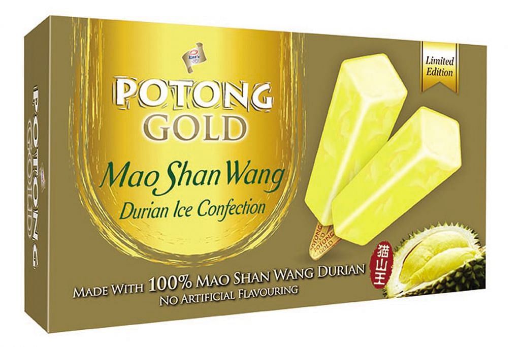Aiskrim durian Mao Shan Wang menyelerakan