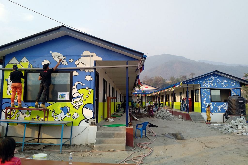 IRO, korporat SG bina rumah baru bagi yatim Nepal