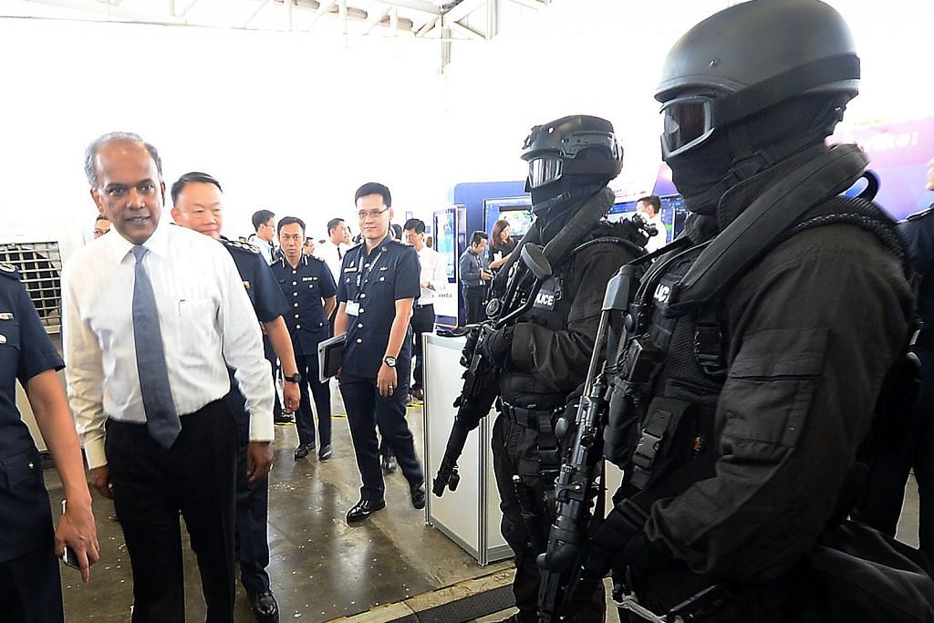 Shanmugam lihat unit baru polis perangi pengganas