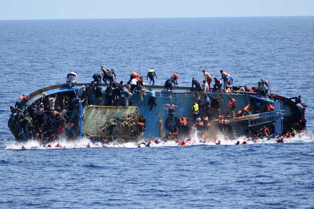 Kapal pelarian karam di perairan Libya