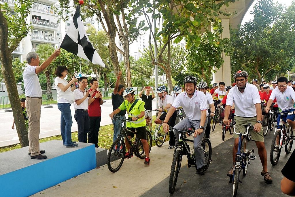 Laluan basikal 8.8km di Punggol hubungkan kemudahan bandar