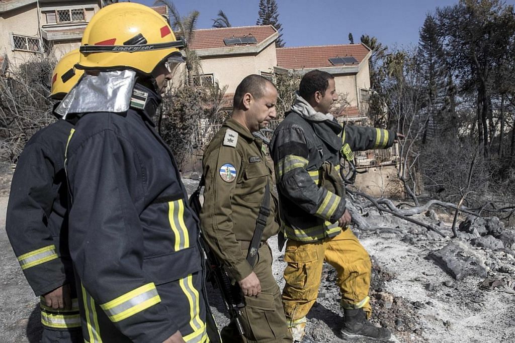 KEBAKARAN DI ISRAEL Kebakaran di Haifa terkawal, usaha padamkan lebih 12 kebakaran di tempat lain masih diteruskan