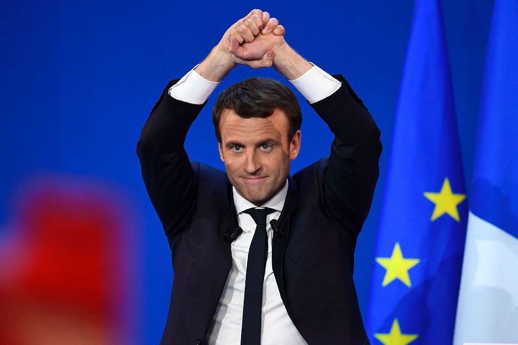 Macron dahului pusingan pertama