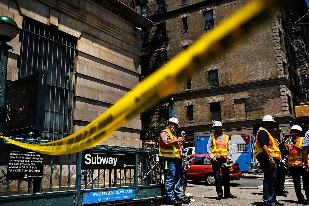 36 cedera akibat 2 tren bawah tanah tergelincir di NY