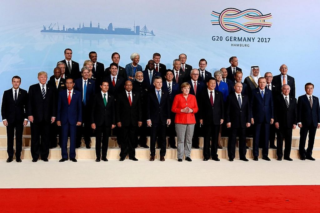 Merkel alu-alukan kehadiran pemimpin dunia