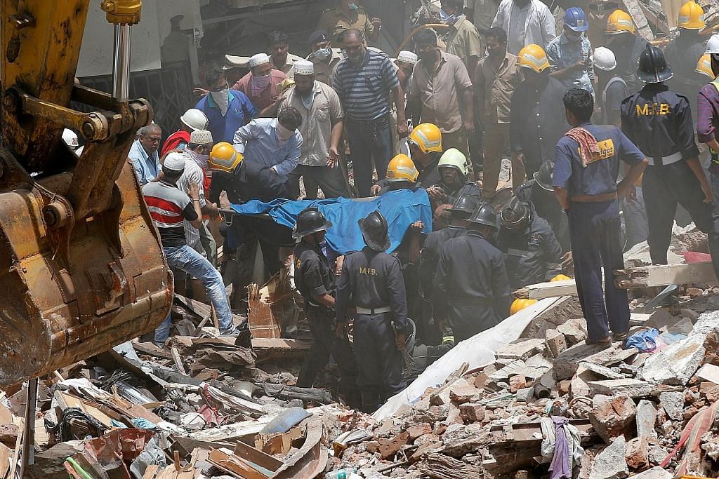 Bangunan roboh di Mumbai: Tujuh mayat ditemui, lebih 30 terperangkap