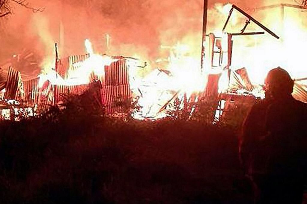 20 rumah papan musnah dalam kebakaran di Kota Bharu