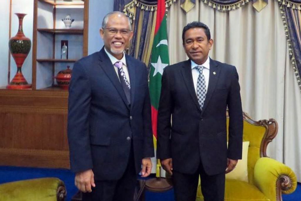Masagos temui Presiden Maldives