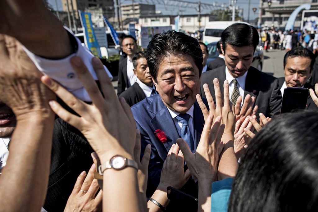 Parti Abe dijangka raih dua pertiga majoriti