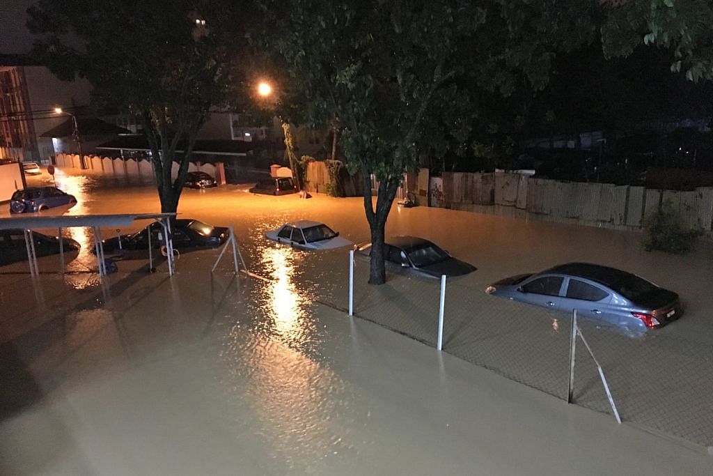 Banjir akibat hujan berterusan lumpuhkan Pulau Pinang