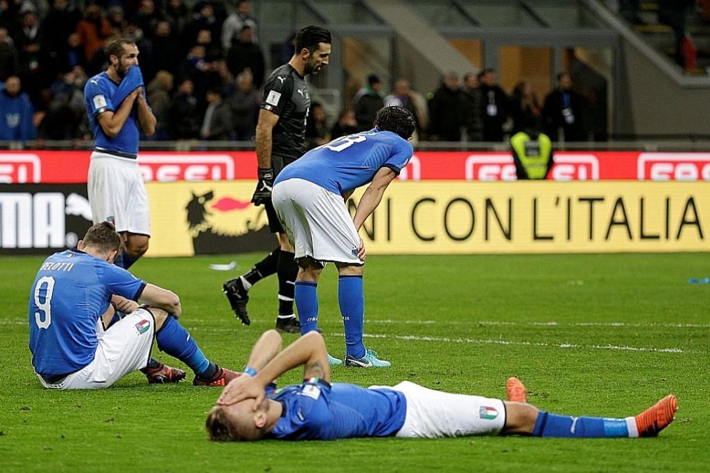 'Bencana besar' timpa bola sepak Italy