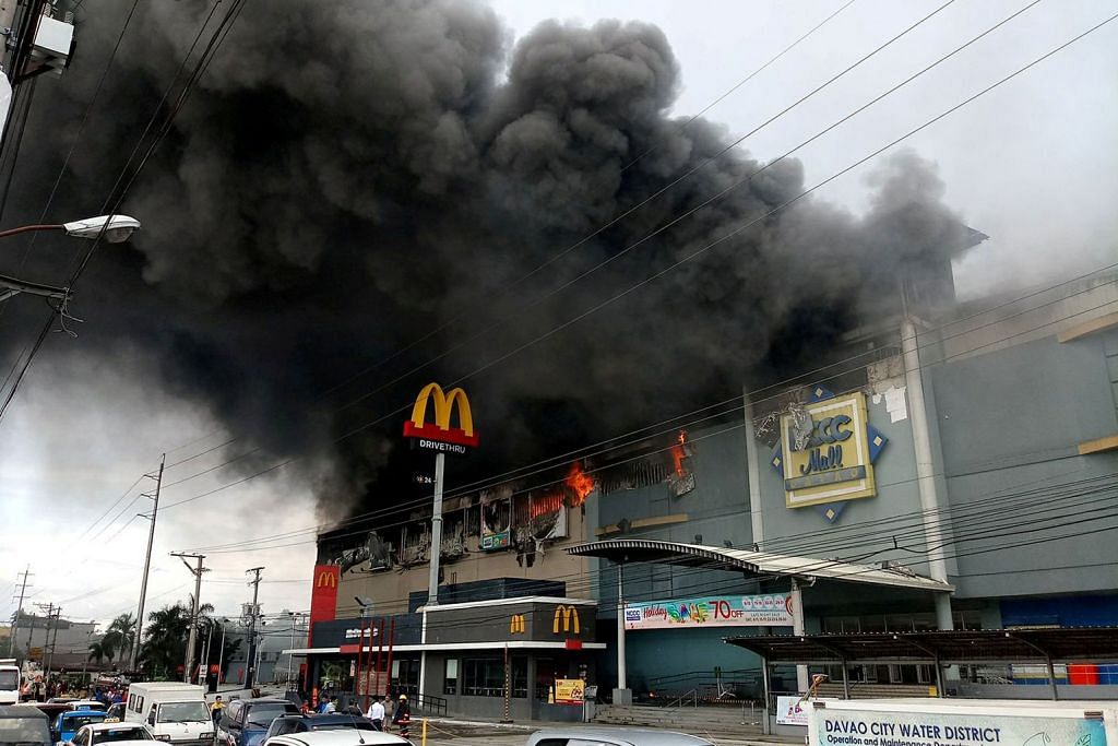 Hingga 37 dipercayai maut dalam kebakaran pusat beli-belah Filipina