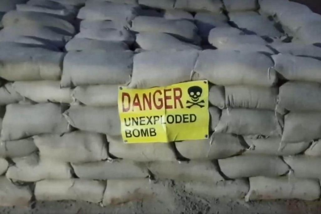 SAF team detonates war relic at Woodlands construction site