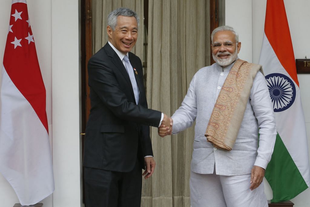 PM Lee disambut mesra PM Modi