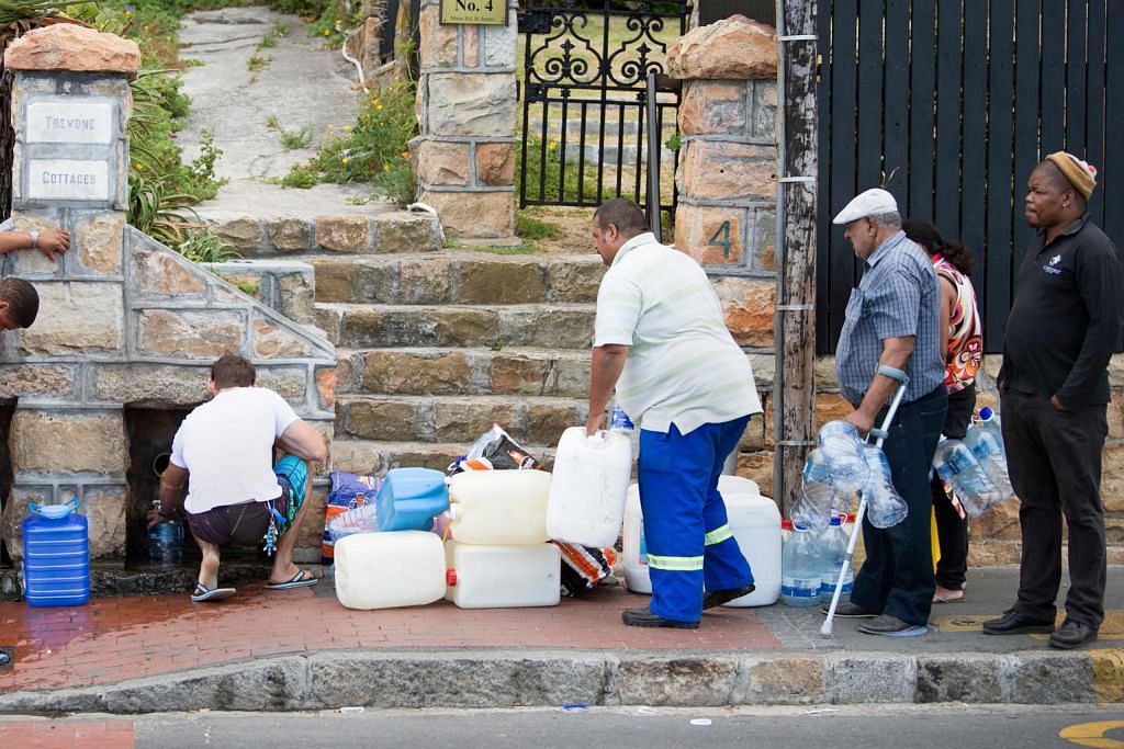Air hampir kering di Cape Town