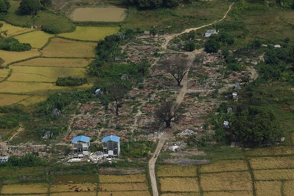 Myanmar bina kemudahan keselamatan di kampung Rohingya yang terbakar