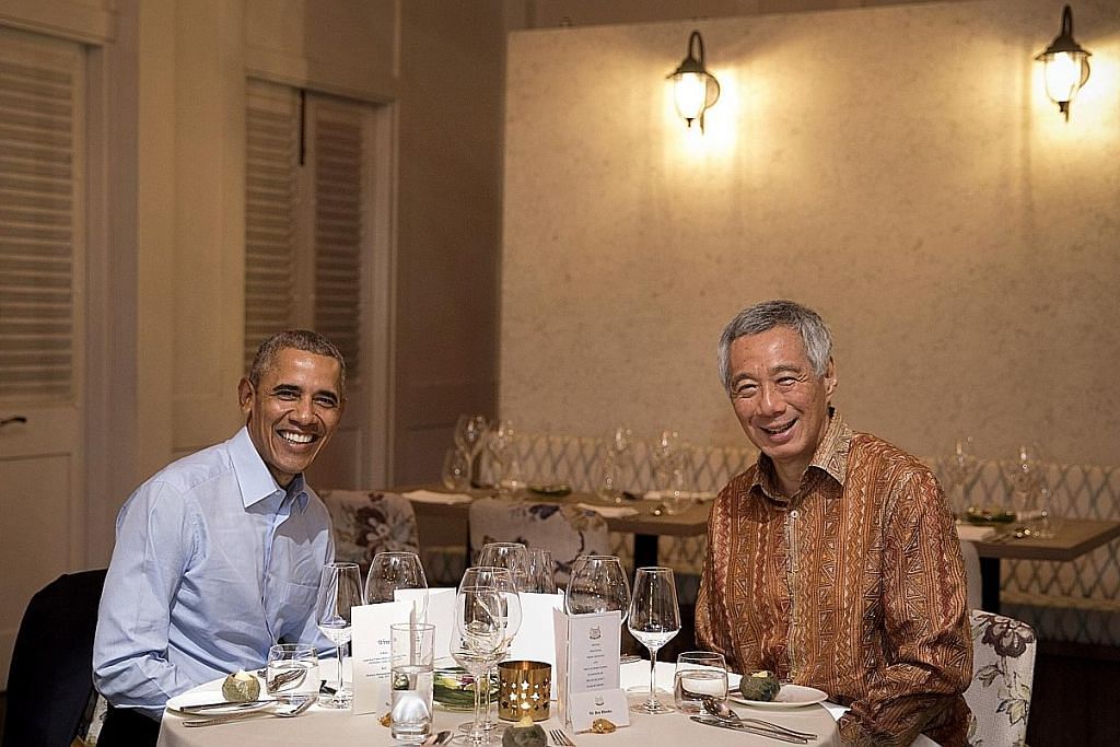 Obama temui PM Lee dalam lawatan ke S'pura
