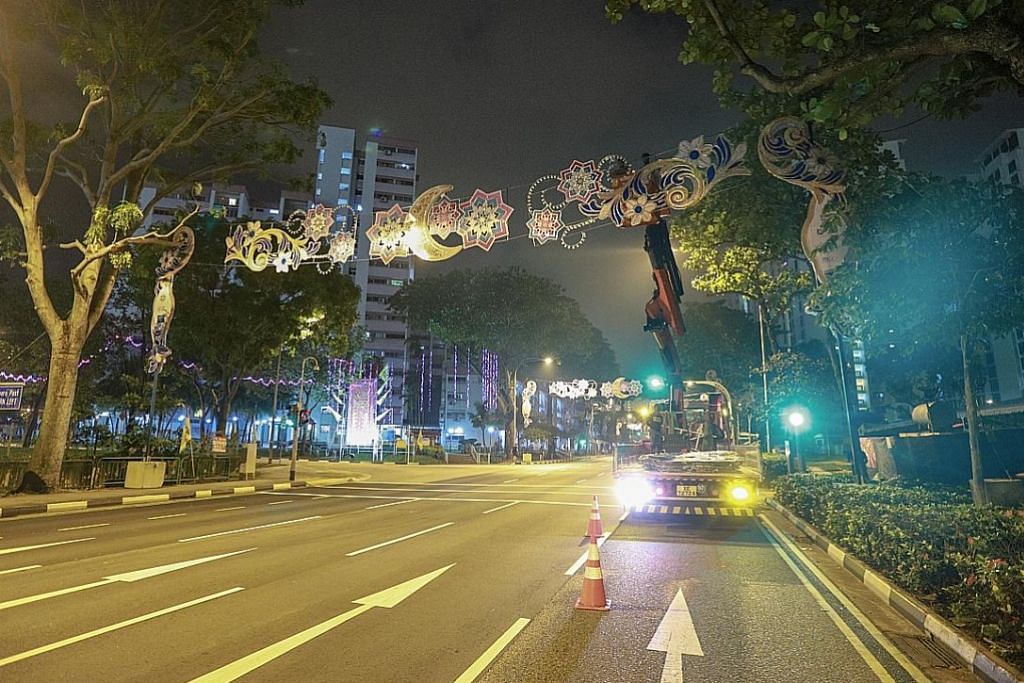 Penyalaan lampu Hari Raya di Geylang Serai 12 Mei ini