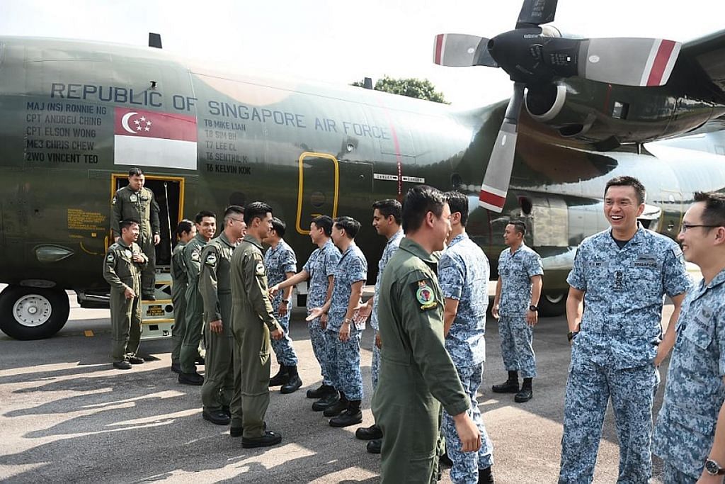 Misi bantuan SAF ke Palu selamat kembali ke tanah air