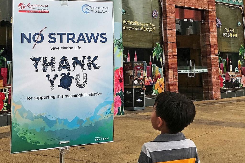 RWS tidak lagi sedia straw plastik di tempat makanan, pusat tarikan