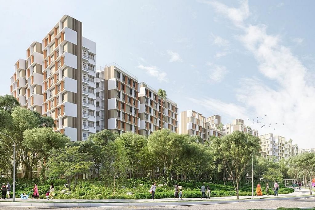 HDB lancar lebih 7,000 flat baru di Tengah, estet matang