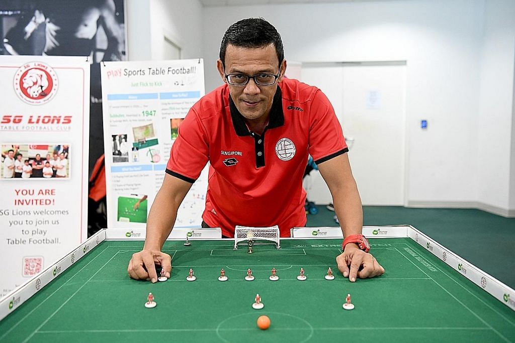 Sukan bola sepak meja kembali rancak di Singapura