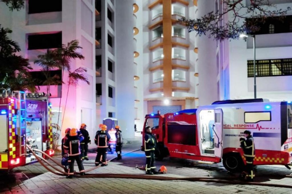 Fire breaks out in Jurong West flat, 90 residents evacuated from block
