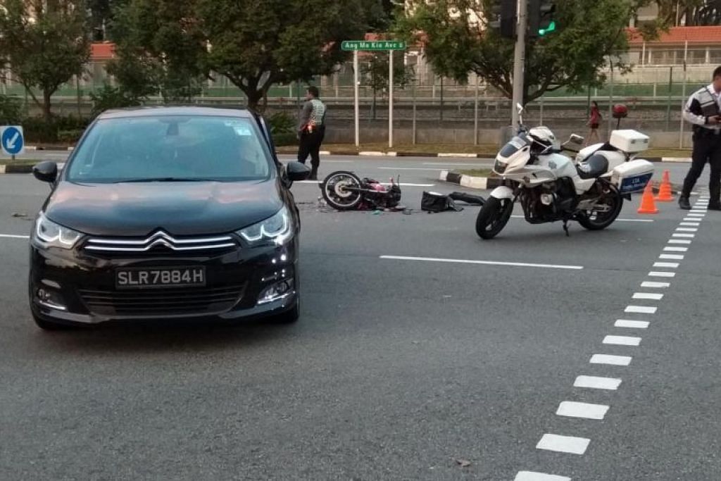 Motorcyclist dies from injuries after collision with car in Ang Mo Kio