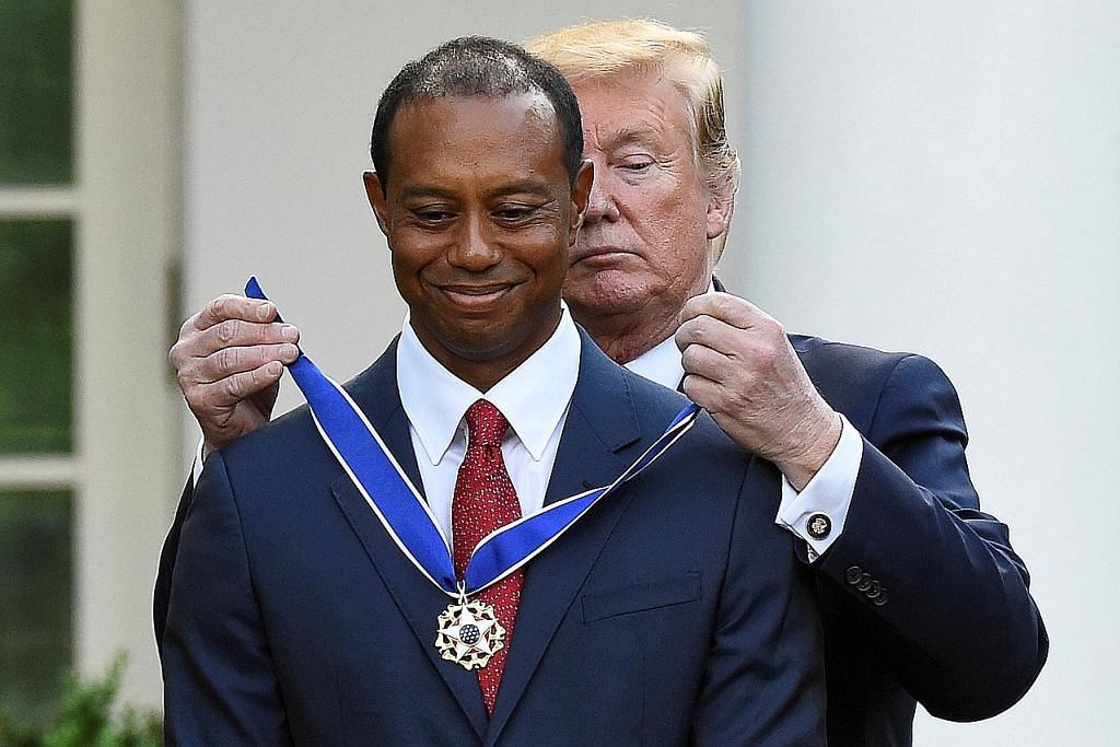 Woods dianugerah Pingat Kebebasan Presiden