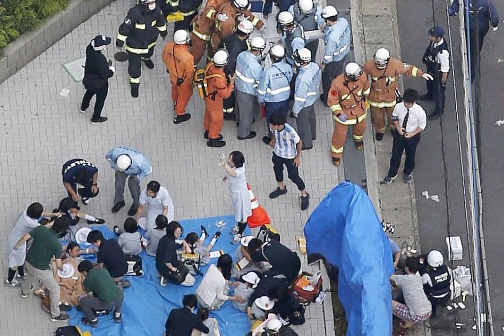 2 maut, 15 cedera dek serangan pisau di perhentian bas Jepun